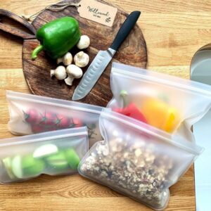 Reusable Washable Silicone Food Storage Bags